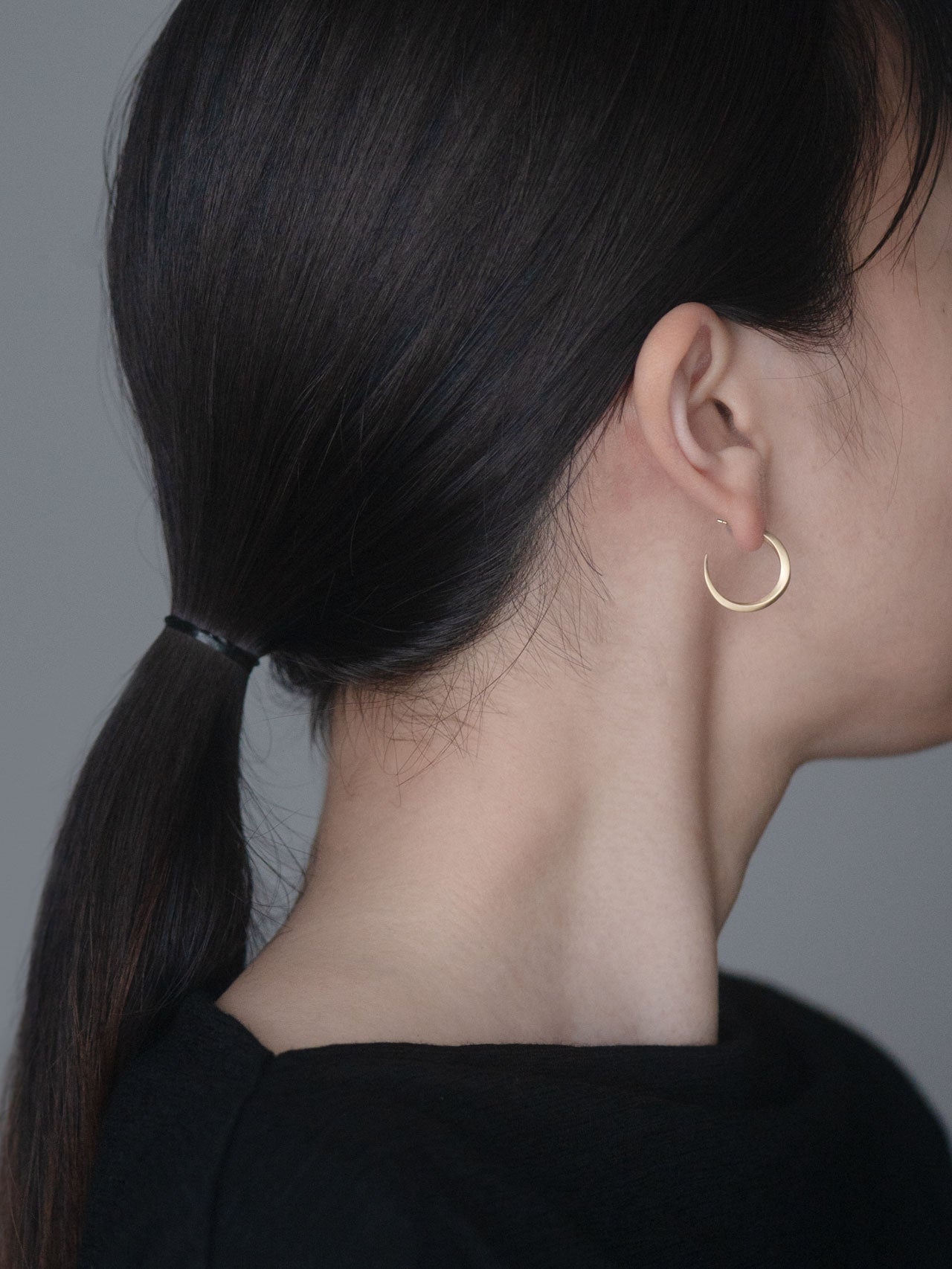  голые PP Nude carving hoop pierce Ⅱ / 現品 – mederu jewelry