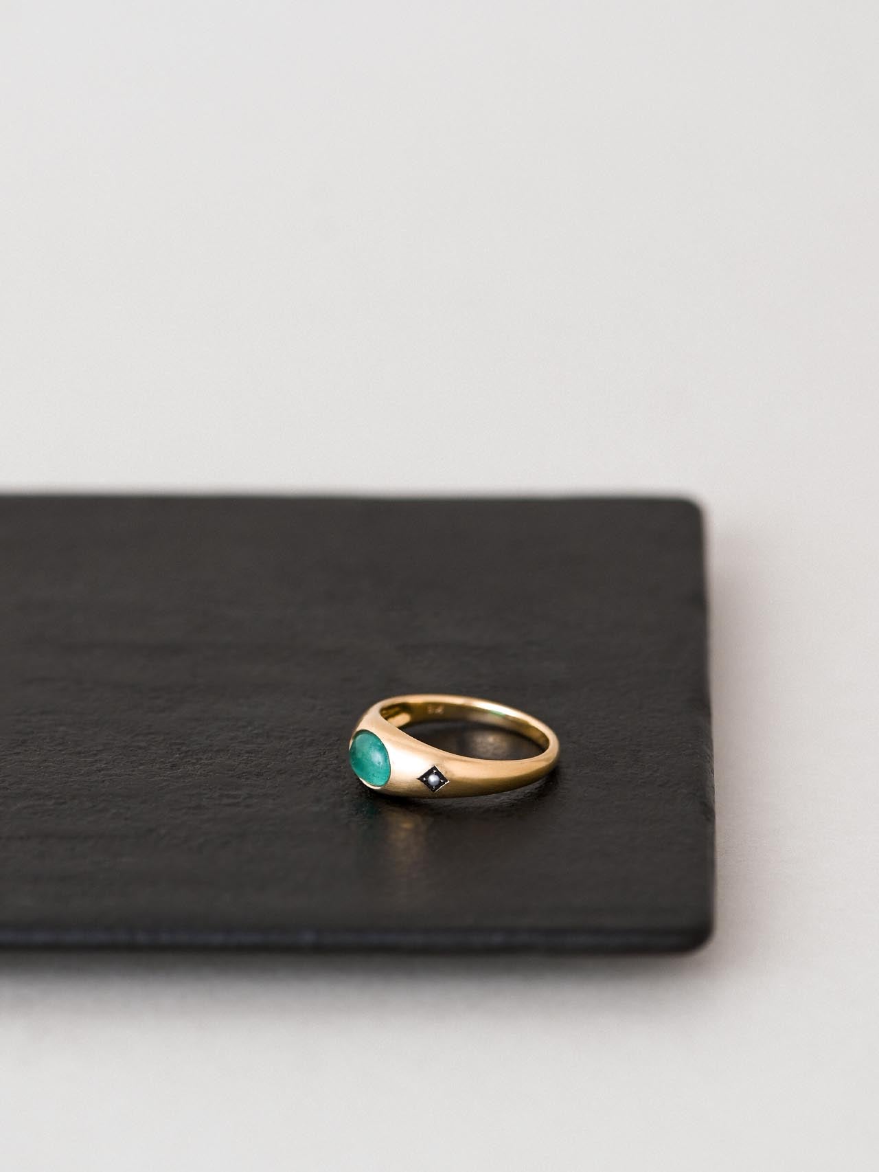 Emerald ring Ⅶ _ 21AW LABO / 現品 – MEDERU