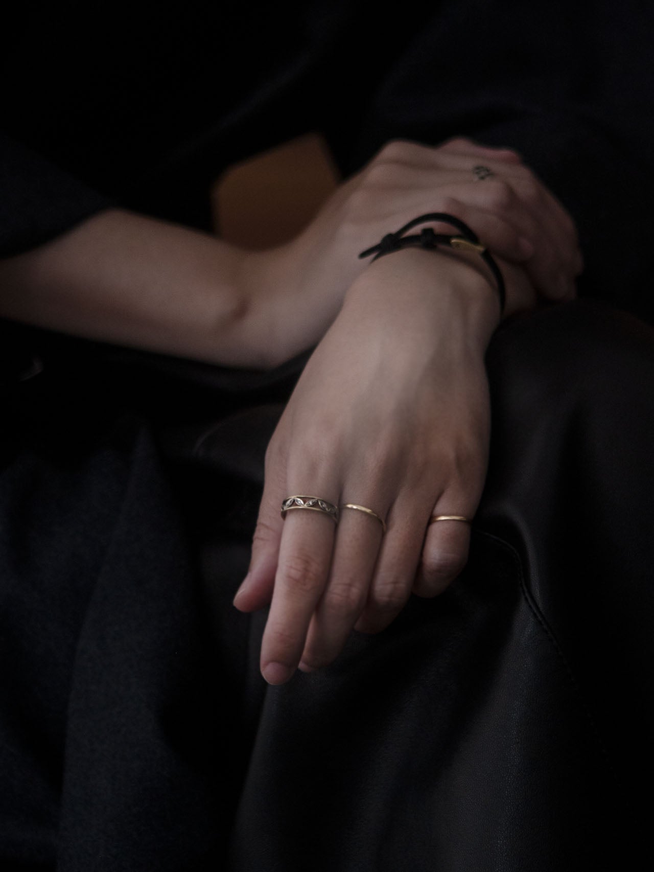 Tiny-dia laurel lace ring – mederu jewelry 