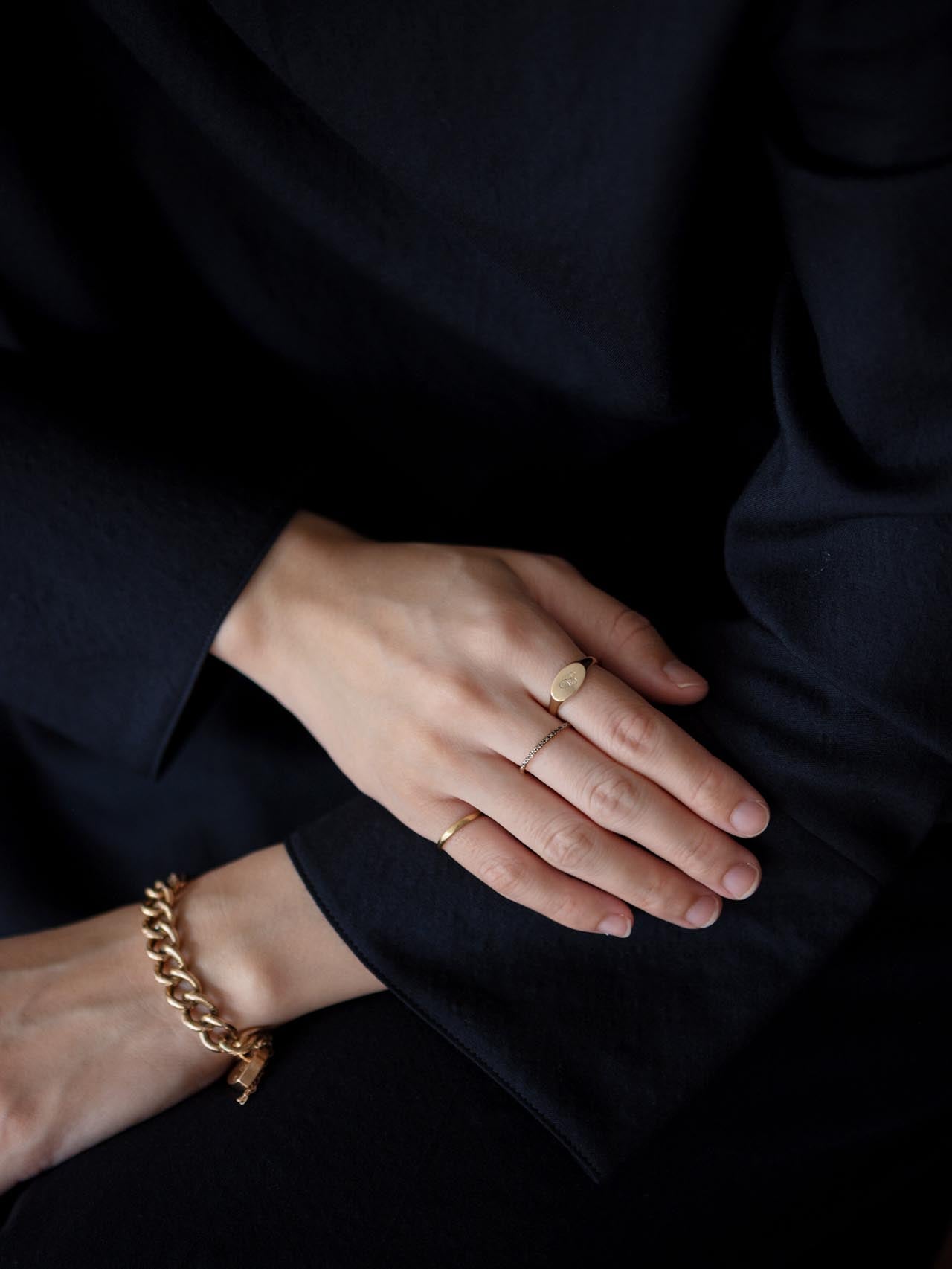 Signet ring -oval- – MEDERU