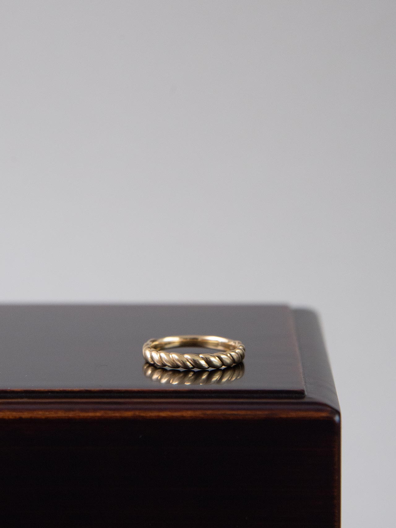 Plain twist ring W / 現品 – mederu jewelry
