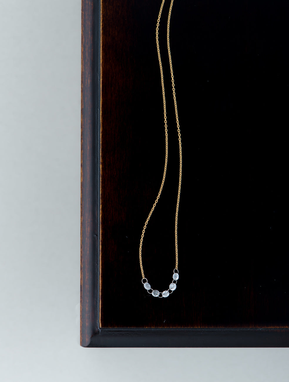 Leger diamond necklace -rosecut- Ⅱ / 現品 – MEDERU