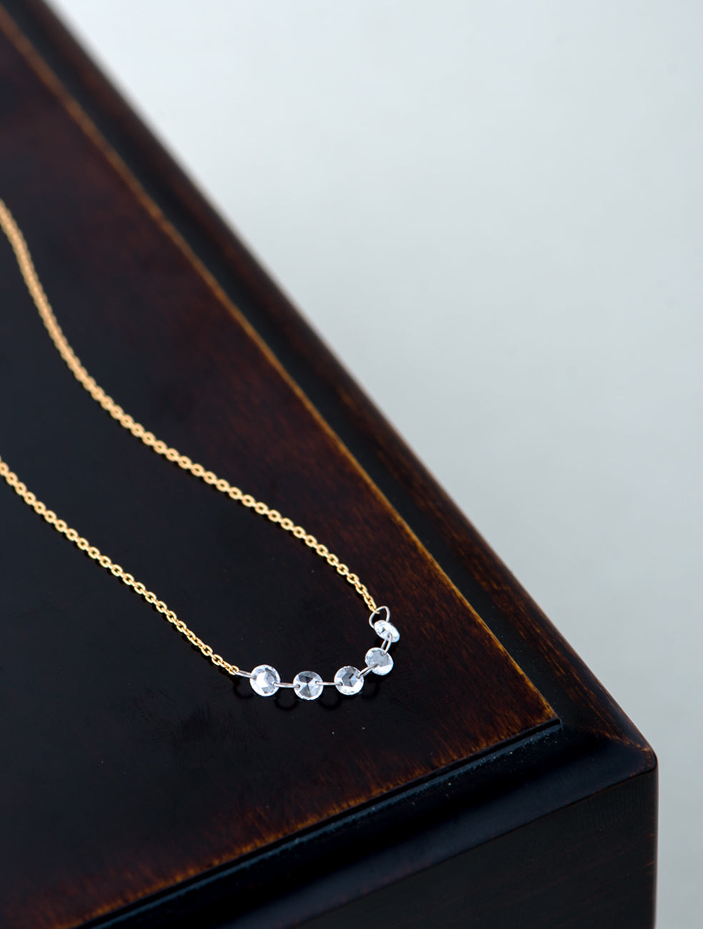 Leger diamond necklace -rosecut- Ⅱ / 現品 – MEDERU