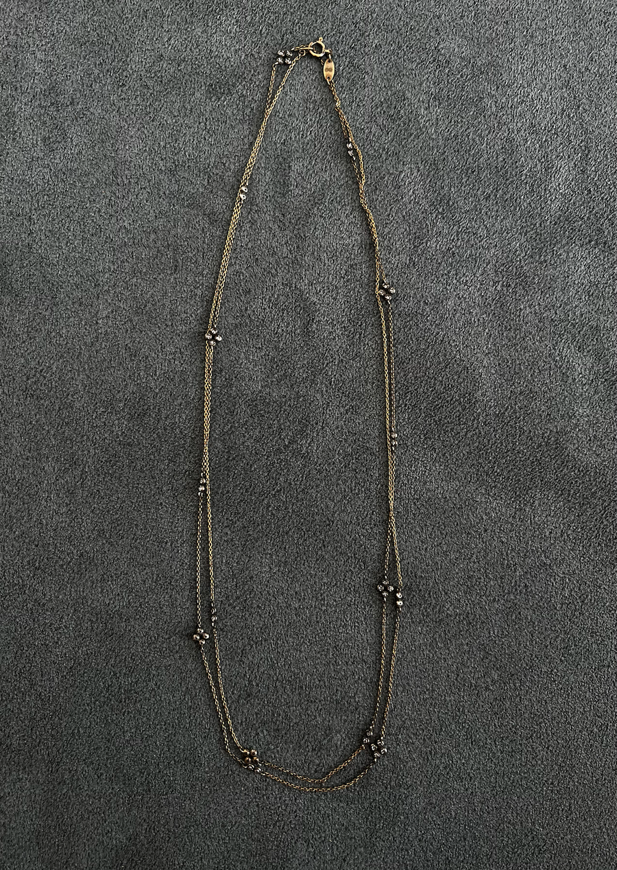 Tiny-dia long necklace Ⅱ