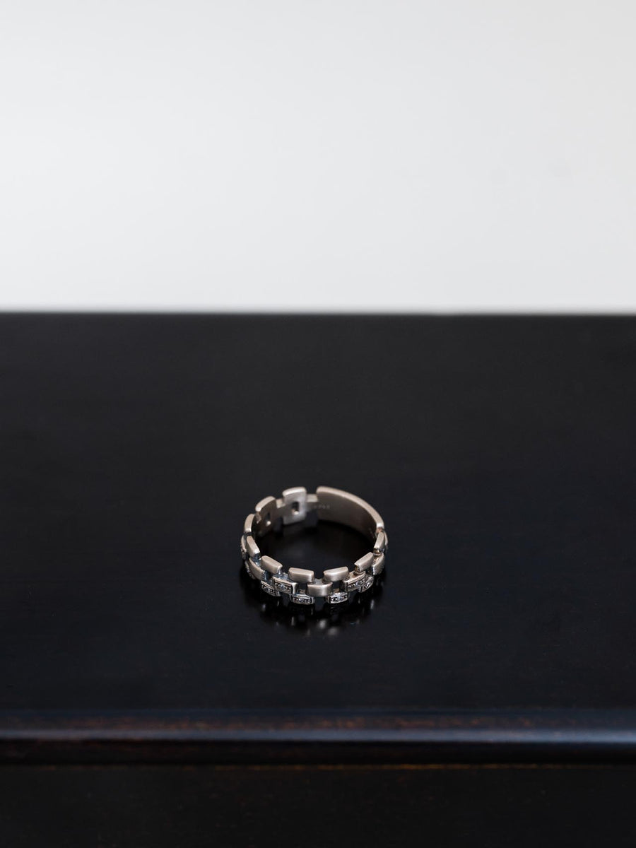 WG Chain diamond ring _ 24AWR04 / 現品