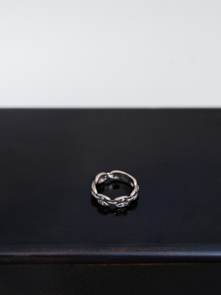 WG Chain diamond ring _ 24AWR06 / 現品