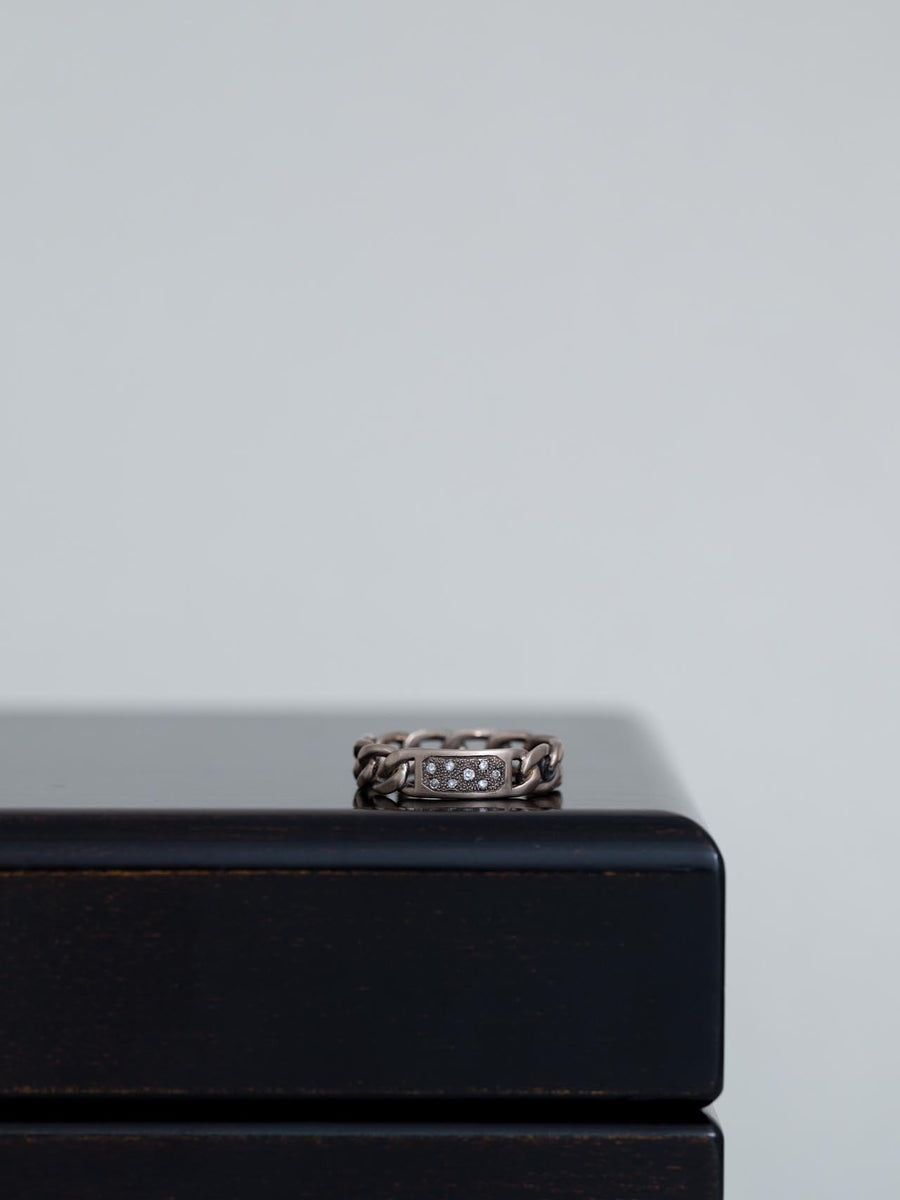 WG Chain diamond ring _ 24AWR07 / 現品