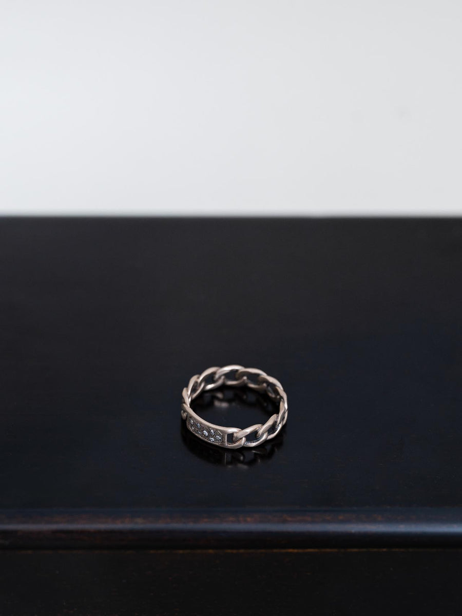 WG Chain diamond ring _ 24AWR07 / 現品