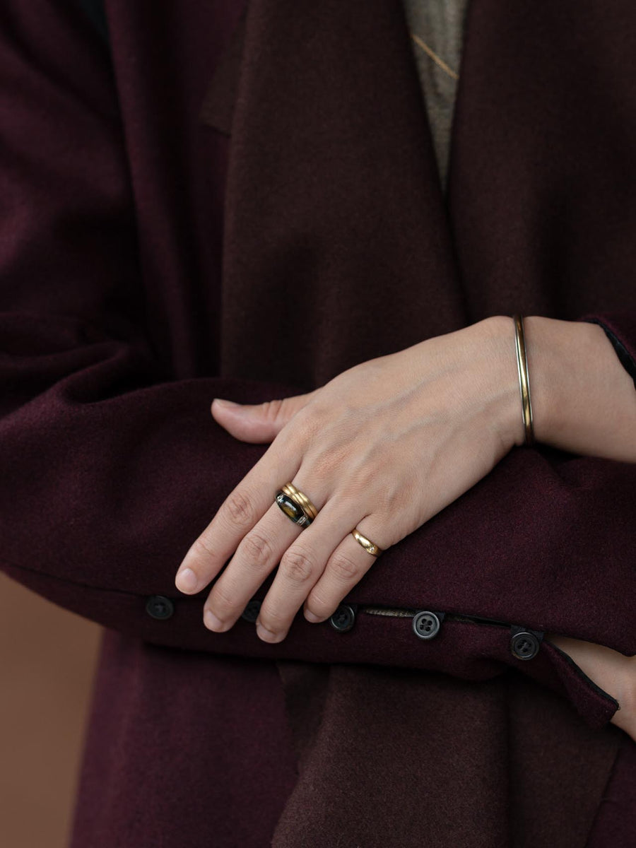 Tiger’s eye dome ring Ⅲ