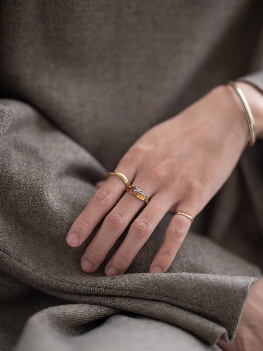 Agate dome ring Ⅰ