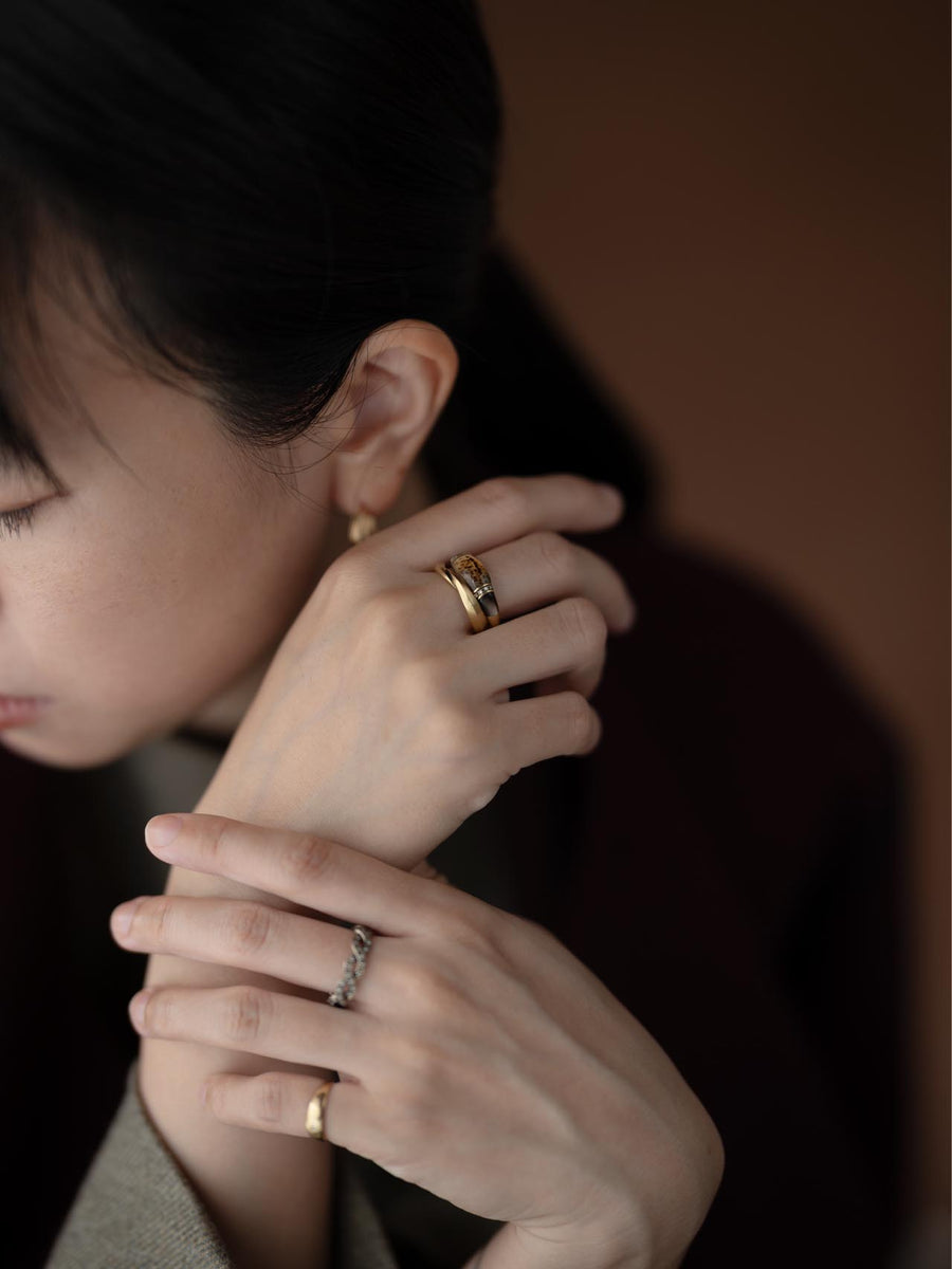 Agate dome ring Ⅲ