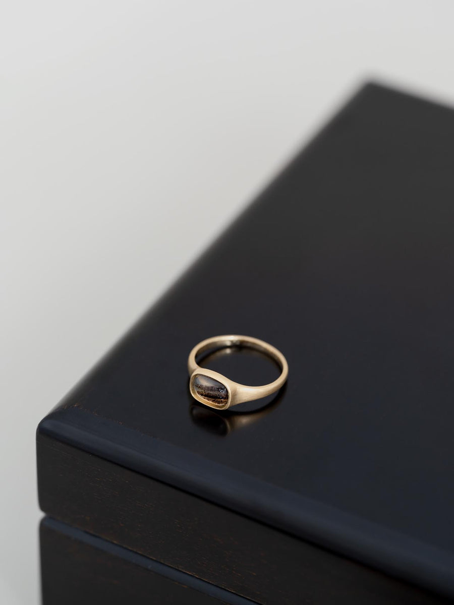 Agate midi ring