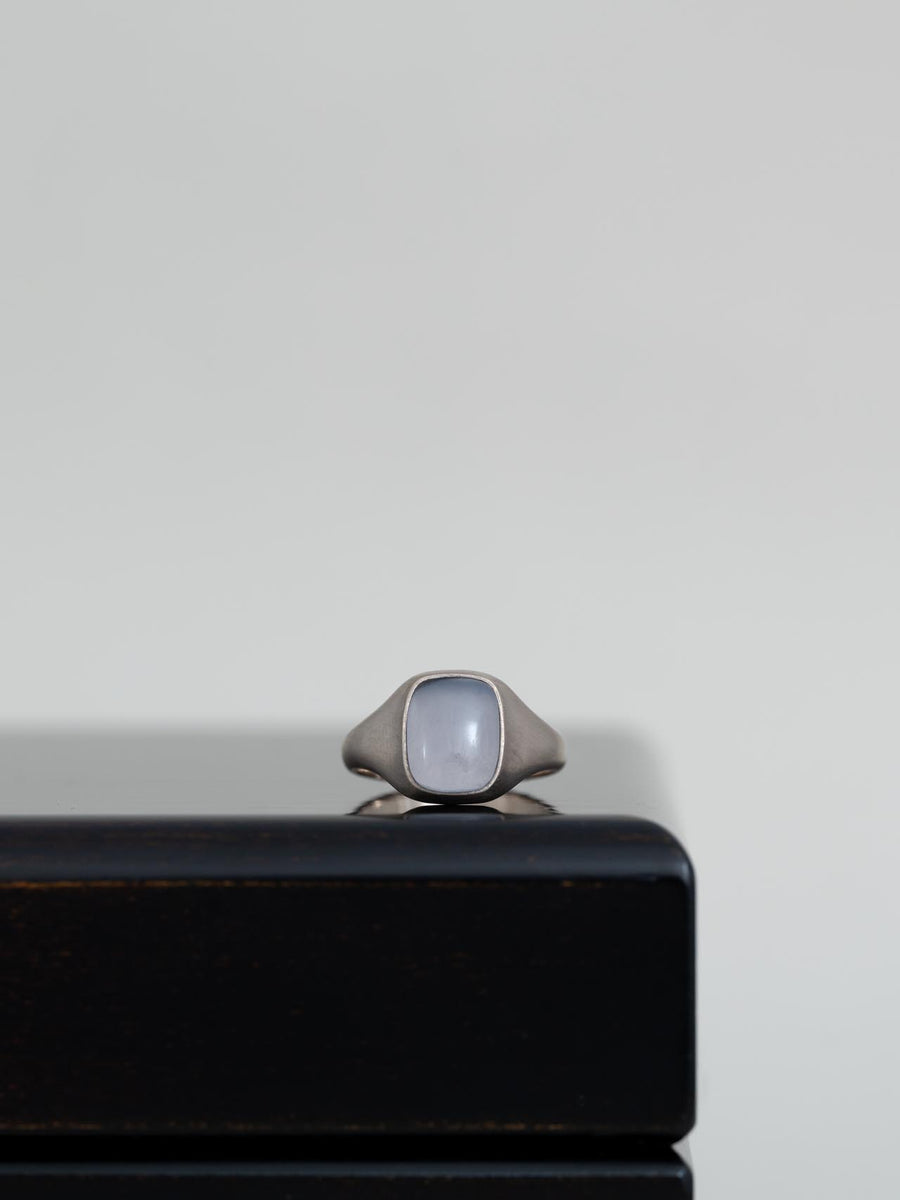 Chalcedony ring - 灰青 -