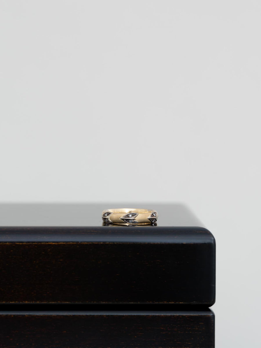 Relief laurel ring Ⅴ