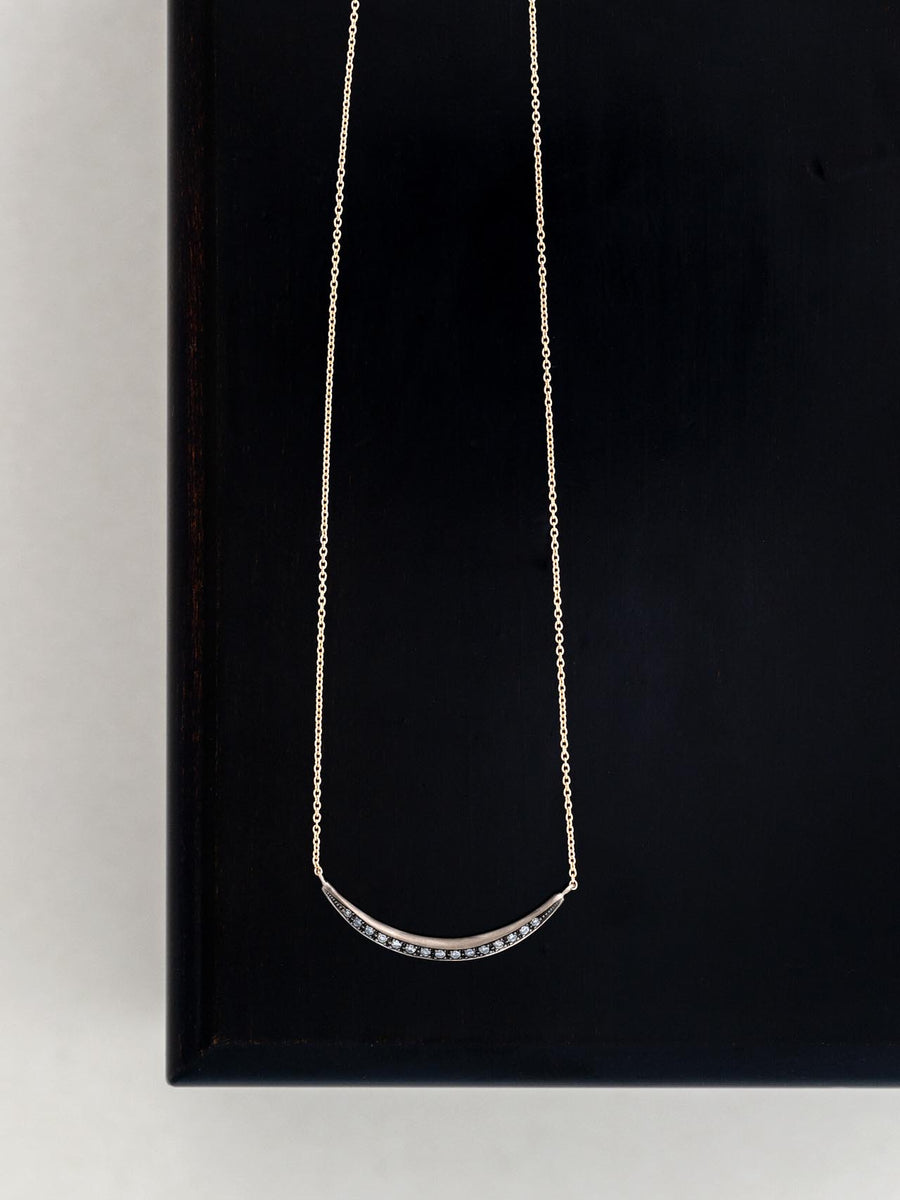 WG Nude diamond bar necklace S _ 24AWN03 / 現品