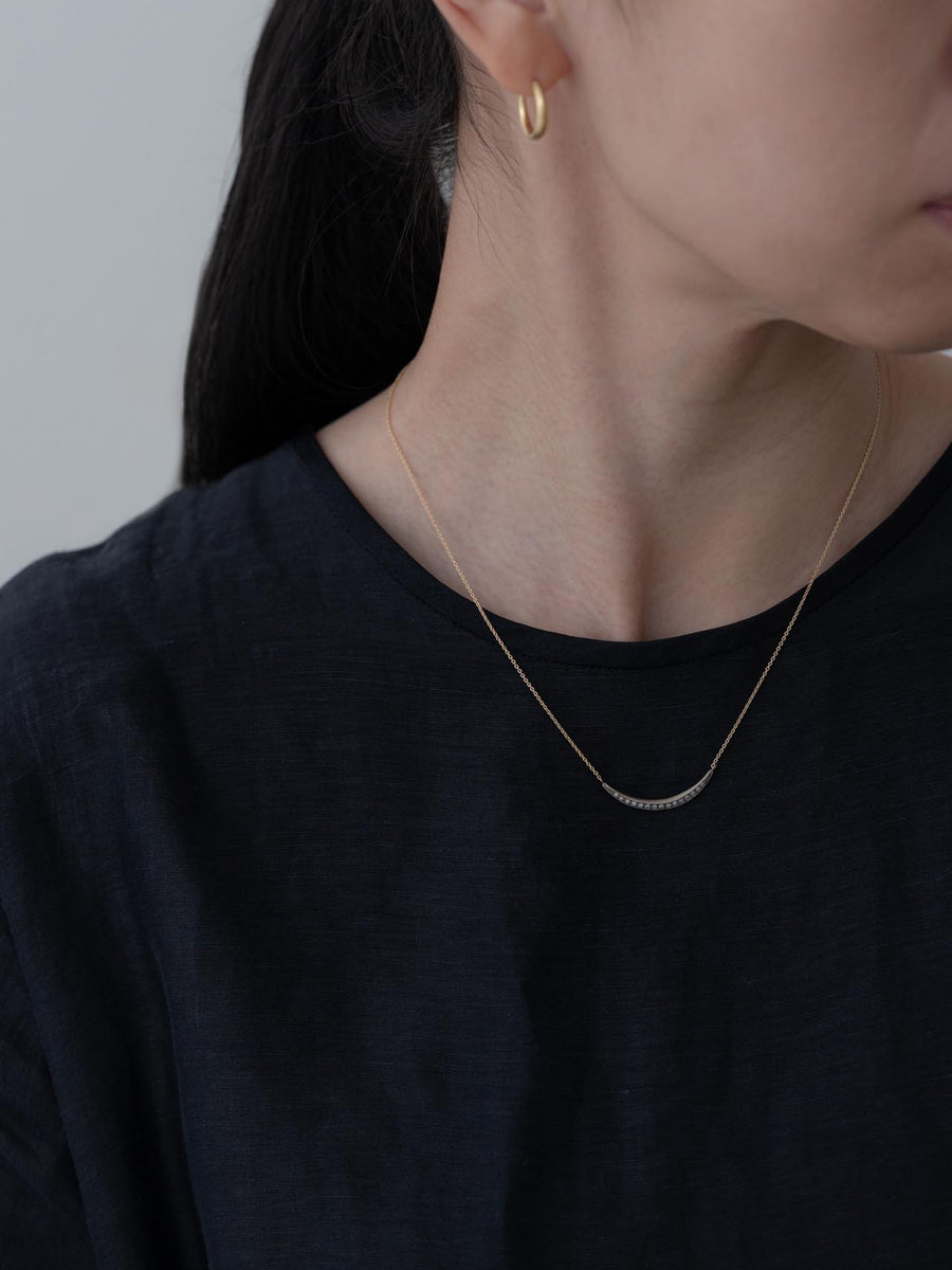 WG Nude diamond bar necklace S _ 24AWN03 / 現品