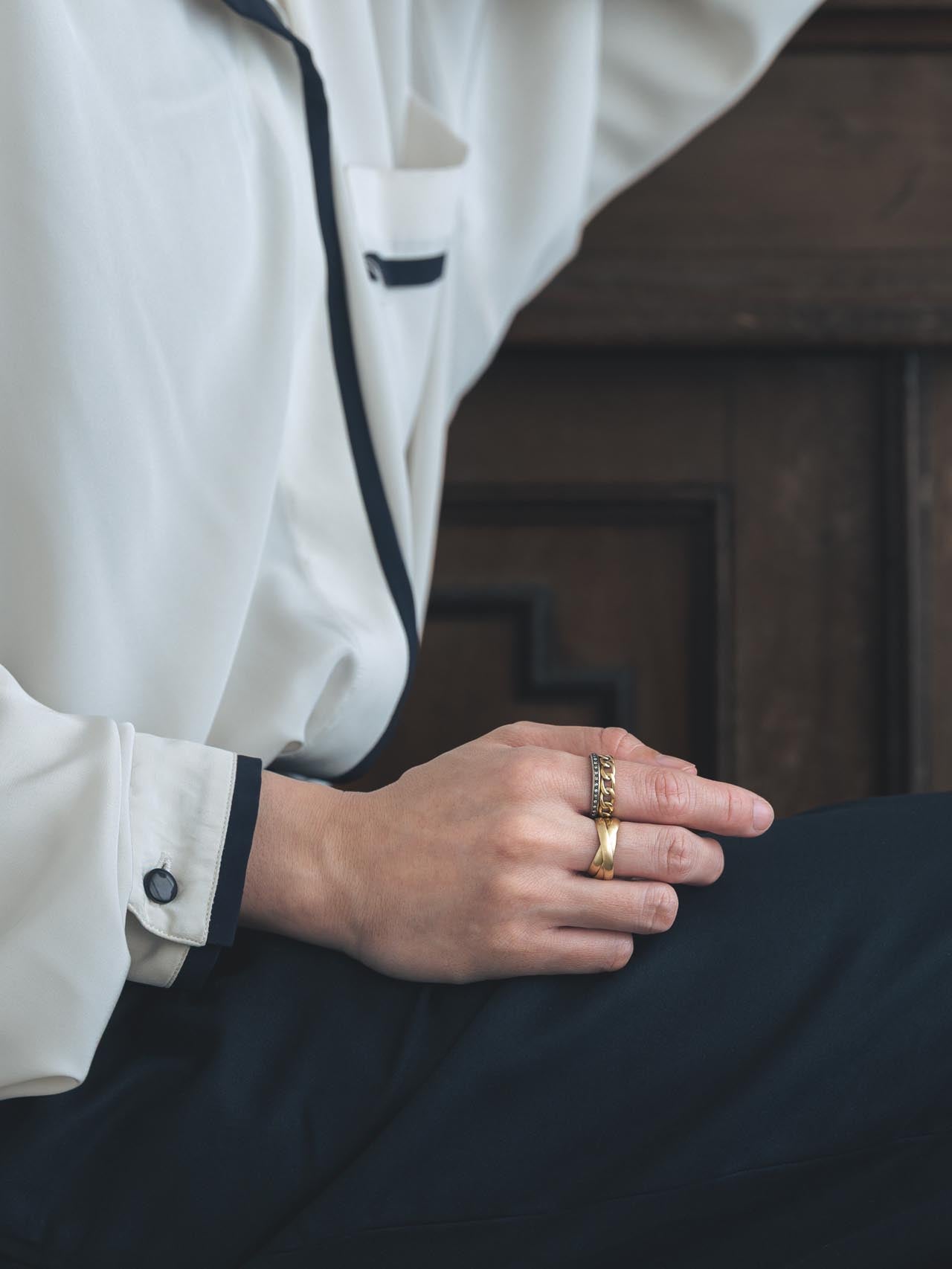 Tiny-dia around ring Ⅰ - WG - / 現品 – MEDERU