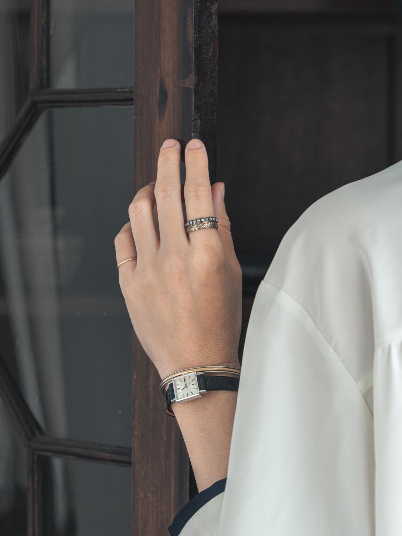 Tiny-dia around ring Ⅰ - WG - / 現品 – MEDERU