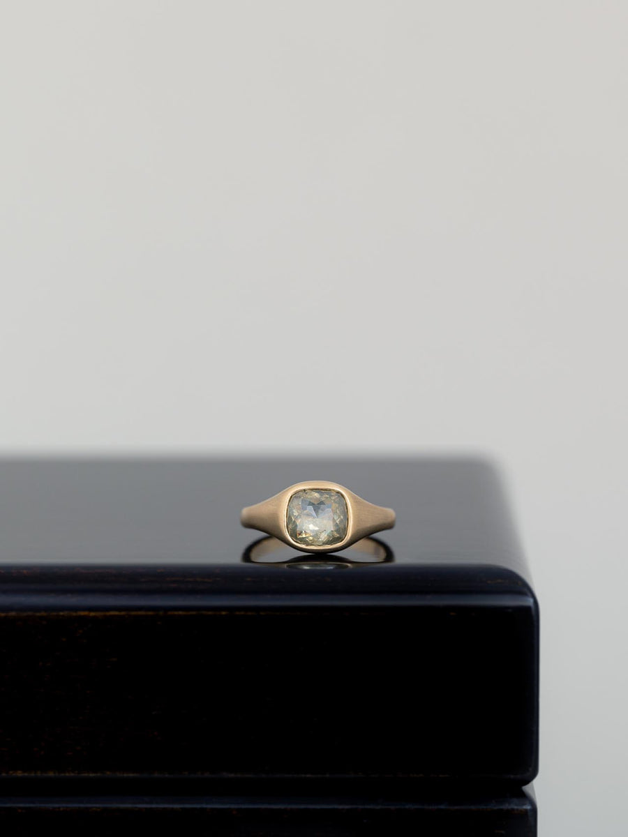 Old cut diamond ring _ 24AWR01 / 現品