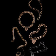 mederu jewelry 瑪瑙 ブレスレット salon MEDERU 企画展 -Vintage Chain- / 現品