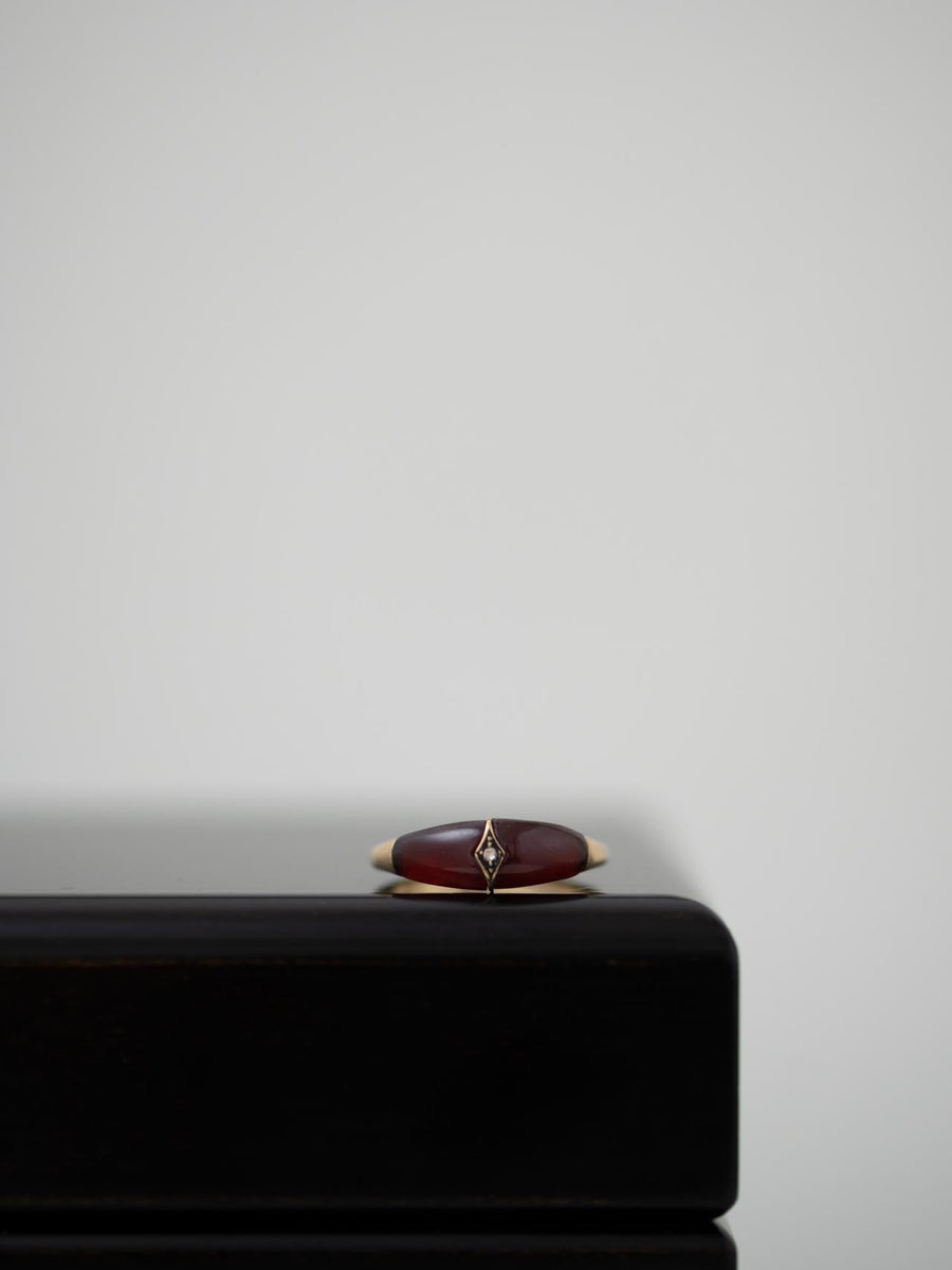 Garnet dome ring / 現品