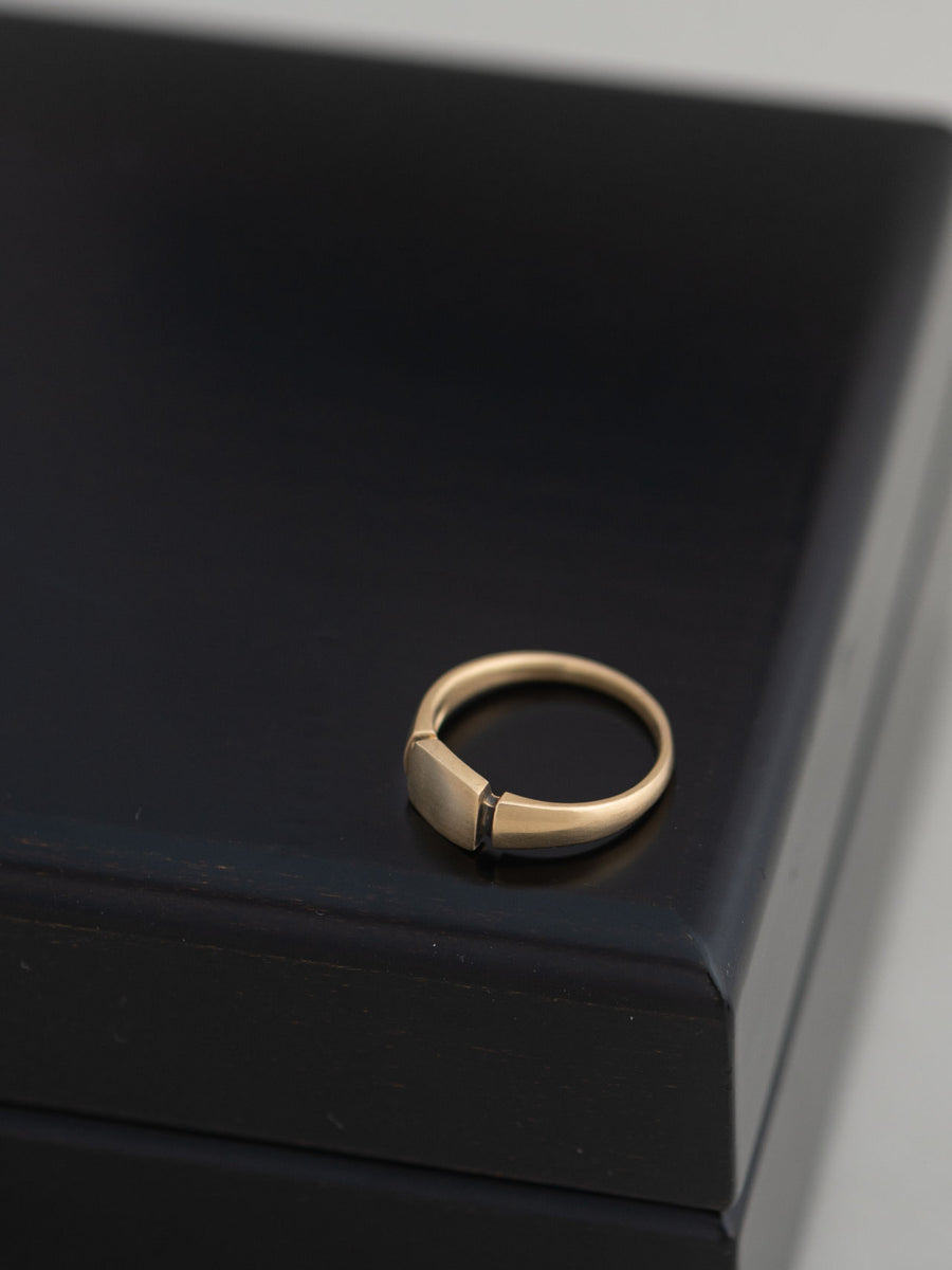 Signet ring -ancient square-