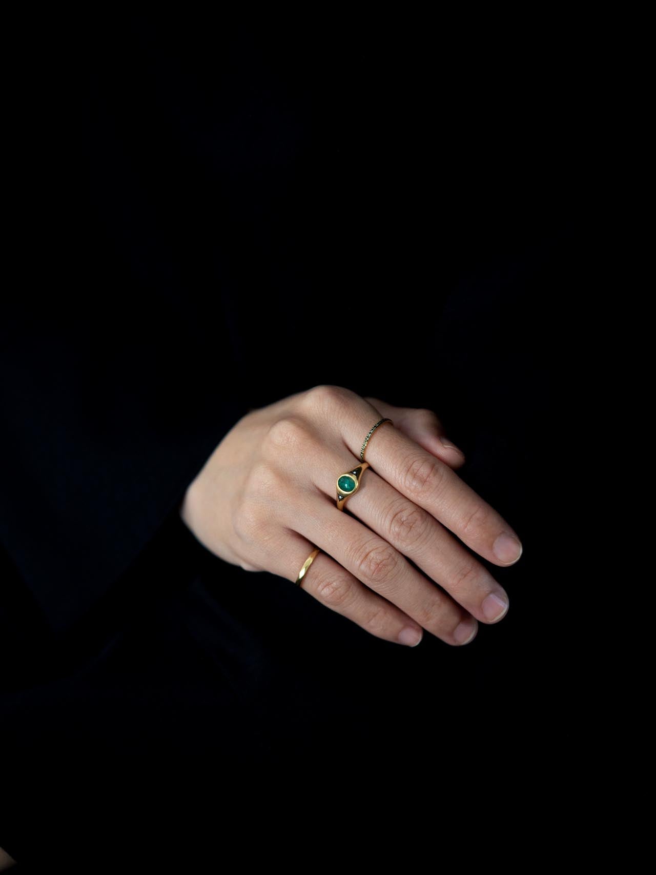 Emerald ring Ⅶ _ 21AW LABO / 現品 – MEDERU
