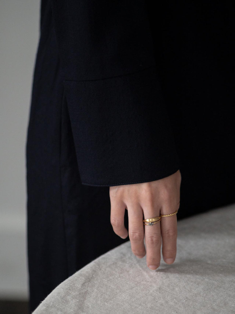 Plain dome ring S