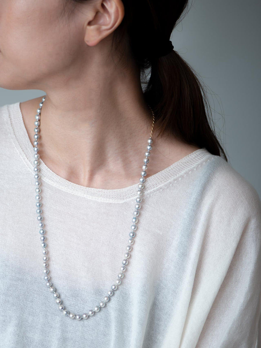 Pearl middle necklace Ⅰ / 現品