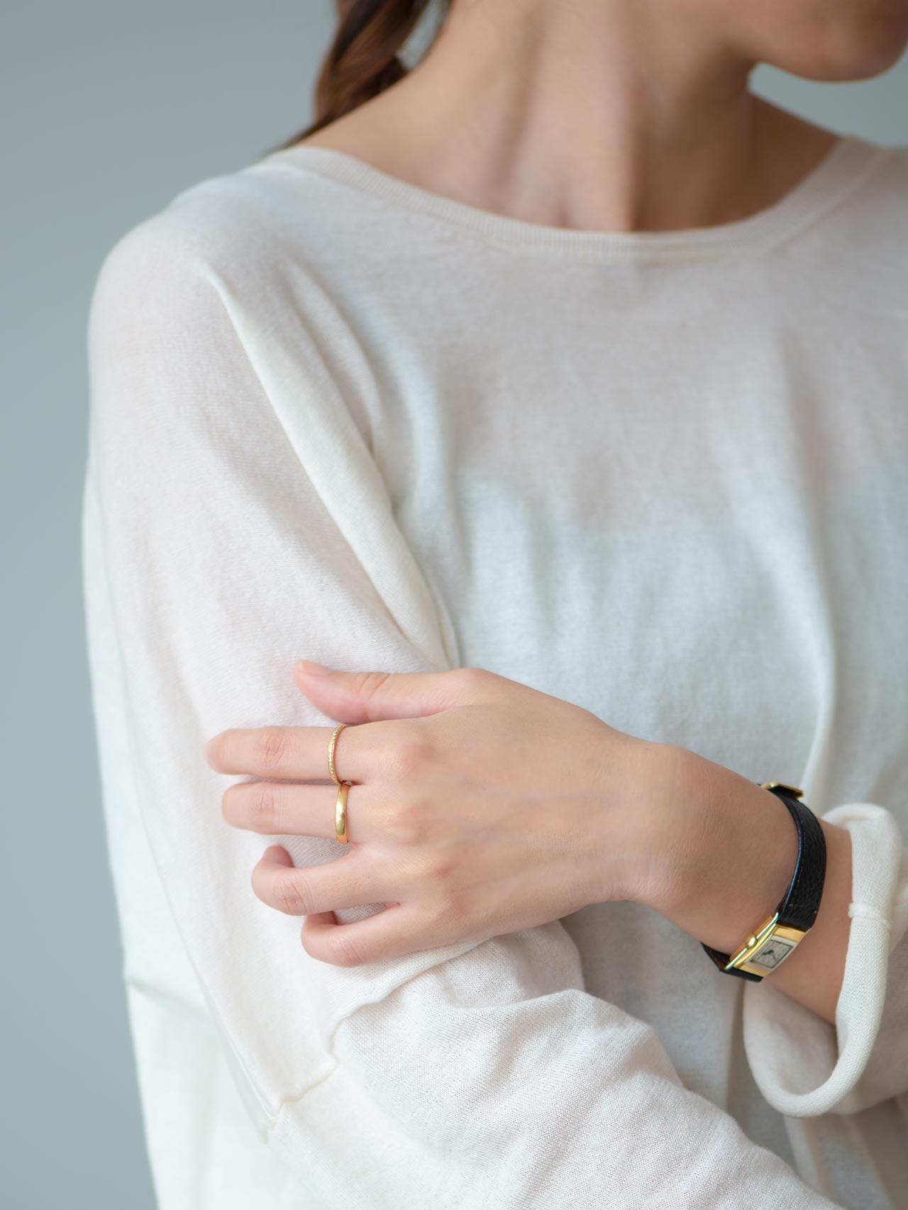 Plain ring W / 現品 – MEDERU