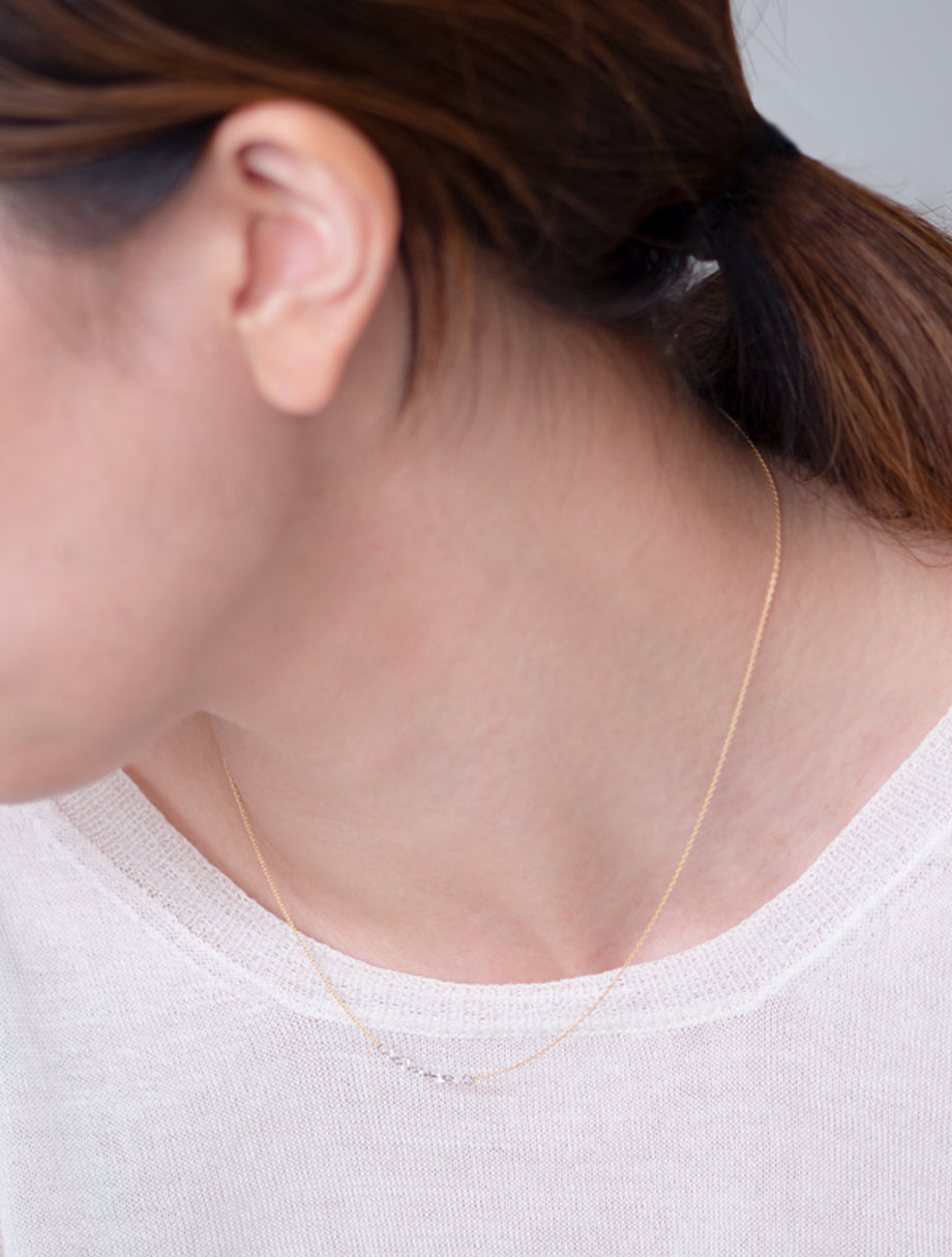 Leger diamond necklace -rosecut- Ⅱ / 現品 – MEDERU