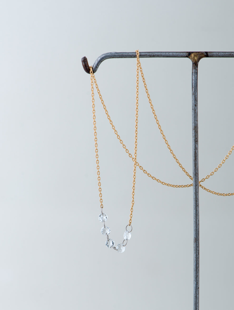 Leger diamond necklace -rosecut- Ⅱ / 現品 – MEDERU