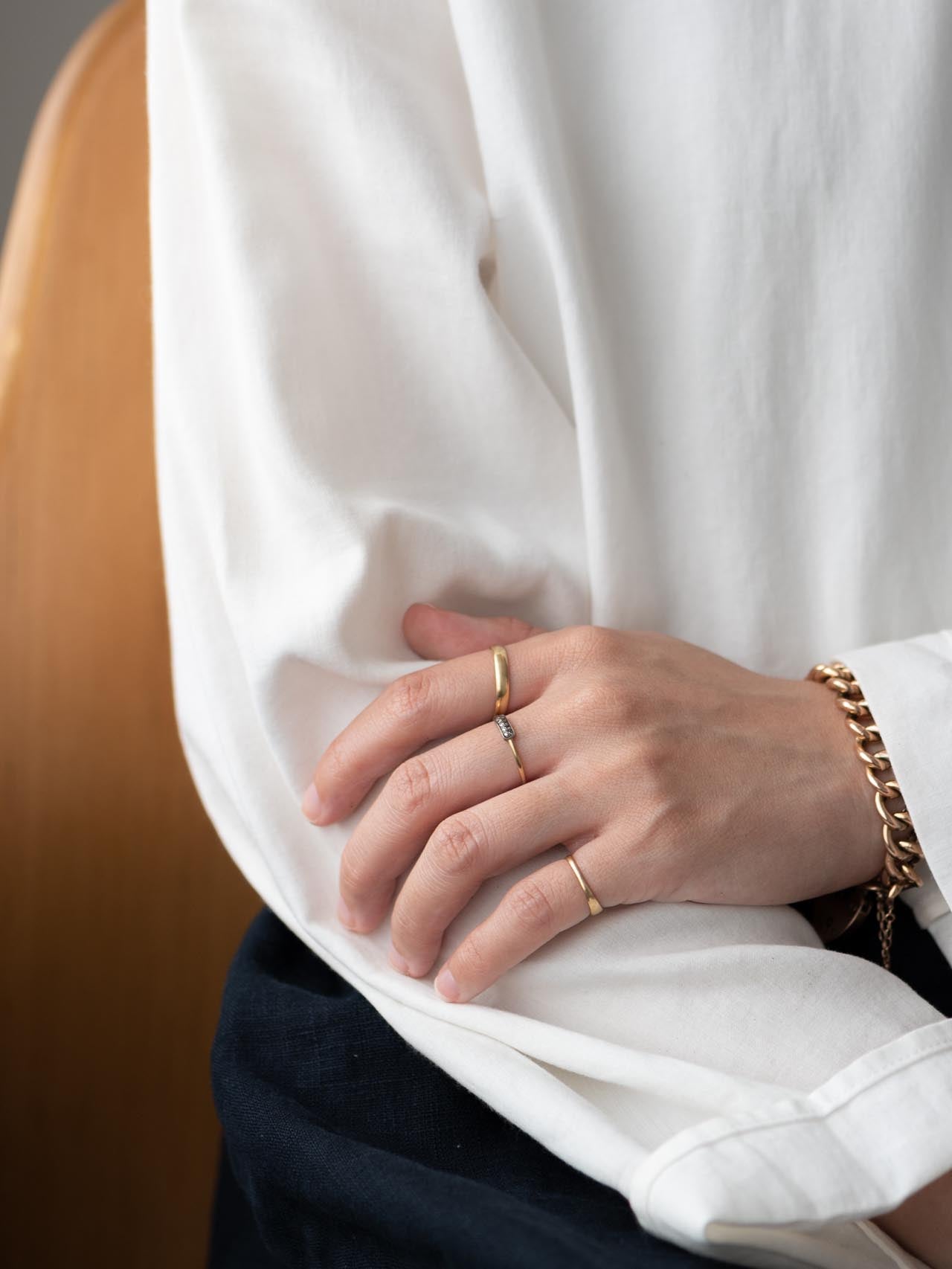 MEDERU JEWERLY K10×ダイヤモンドPAVE RING MEDERU JEWELRY K10 PAVE RING